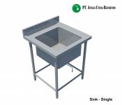 Stainless Steel Sink - Single